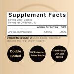 Zinc Picolinate 100mg - Immune & Skin Support