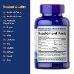 Puritan's Pride Absorbable Calcium 1500 mg Plus Vitamin D3 25mcg 1000 IU, Dietary Supplement for Bone Strength, Heart, Nerve, Muscle, and Immune Support, 120 Coated Caplets