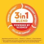 Nature Made Wellblends ImmuneMAX Gummies, Vitamin C 1000mg + Zinc, Selenium, & Vitamin D3 5000 IU, Immune Support Supplement, 42 Gummies