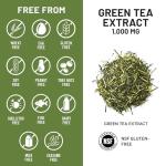 NatureWise Green Tea Extract Capsules 1000 mg - 50% EGCG & 98% Polyphenols - Extra Strength Green Tea Pills - Antioxidants for Heart Health & Energy - Vegan, Non-GMO - 90 Count[45-Day Supply]