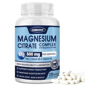 Magnesium Citrate Complex with Vitamin D3 & Zinc