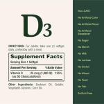 Nature’s Bounty D3 25mcg 350 Softgels