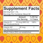 MaryRuth Organics D3 K2 Drops for Kids