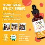 MaryRuth Organics D3 K2 Drops for Kids