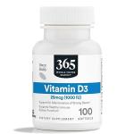 Whole Foods Vitamin D3 Softgels 1000 IU 100 Count