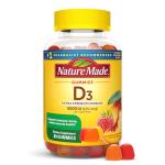 Nature Made Extra Strength Vitamin D3 Gummies, 80 Count