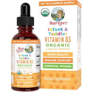 MaryRuth Organic Vitamin D Drops for Kids