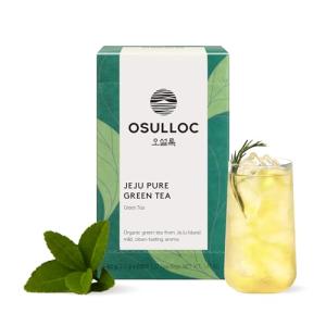 OSULLOC Organic Green Tea Bags - Pure & Mild