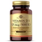 Solgar Vitamin D3 125 Mcg - 120 Capsules