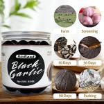 RioRand Black Garlic 454g Whole Peeled, 90-Day Aged 1 Lb Jar, No Added Preservatives, Ready to Eat