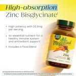 MegaFood Zinc Supplements for Women & Men - Vegan Immune Support Supplement with 22.5 mg High Potency Fermented Zinc Tablets - Made with Real Food - 120 Tablets, 120 Servings