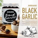 RioRand Black Garlic 454g Whole Peeled, 90-Day Aged 1 Lb Jar, No Added Preservatives, Ready to Eat