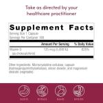 Bariatric Advantage Vitamin D3 5,000 IU - Bariatric Vitamin D Capsules - Water-Miscible - Bone Strength Support* - Easy Swallow Capsule - 180 Count