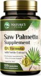 Saw Palmetto Prostate Health Supplements for Men 1000mg - 3X Strength with Pumpkin Seed, DHT Blocker Urinary Health and Prostate Support for Mens Health, Vegan, Non-GMO, Bottled in USA - 120 Capsules