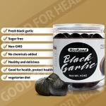 RioRand Black Garlic 454g Whole Peeled, 90-Day Aged 1 Lb Jar, No Added Preservatives, Ready to Eat