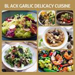 RioRand Black Garlic 454g Whole Peeled, 90-Day Aged 1 Lb Jar, No Added Preservatives, Ready to Eat