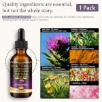 OASIS FORCE Organic Milk Thistle Extract Liquid for Liver Cleanse Detox & Repair, Silymarin Milk Thistle Drops Supplement with Dandelion & Artichoke for Liver Support, Vegan, Alcohol-Free, 2 FL OZ