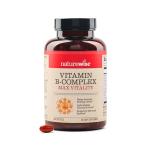 NatureWise Vitamin B Complex for Women and Men - with Folic Acid Biotin B1 B2 B3 B6 B12 - Support Cellular Energy & Mental Clarity - Gluten & Dairy Free, Non-GMO - 360 Softgels[1-Year Supply]