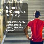 NatureWise Vitamin B Complex for Women and Men - with Folic Acid Biotin B1 B2 B3 B6 B12 - Support Cellular Energy & Mental Clarity - Gluten & Dairy Free, Non-GMO - 360 Softgels[1-Year Supply]