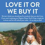 FGO Organic Green Tea K-Cup Pods for Keurig, 24 Count (Pack of 1), Premium Green Tea is USDA Organic, Non-GMO, & Recyclable with Naturally Occurring Caffeine