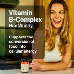 NatureWise Vitamin B Complex for Women and Men - with Folic Acid Biotin B1 B2 B3 B6 B12 - Support Cellular Energy & Mental Clarity - Gluten & Dairy Free, Non-GMO - 360 Softgels[1-Year Supply]