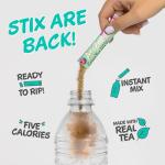 AriZona Green Tea with Ginseng and Honey - On-the-Go Powdered Drink Mix, 0.07oz 120 Count - 10ct Boxes (Pack of 12)