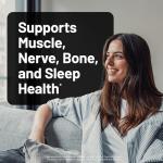 NatureWise Magnesium Glycinate 625 mg - High Absorption Chelated Magnesium Glycinate for Sleep, Relaxation, Muscle & Bones* - Gentle on Stomach, Vegan, Non-GMO - 30 Capsules[30-Day Supply]