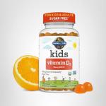 Garden of Life Kids Organic Vitamin D3 Gummies with 800 IU (100% Daily Value) for Strong Bones, Teeth, Brain & Immunity – Non-GMO, No Gluten, Vegetarian, Sugar Free, Orange Flavor, 60 Servings