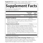 Garden of Life Organics Vegan Vitamin D3 Chewable - Raspberry Lemon, 2,000 IU (50mcg) Whole Food Vitamin D3 from Lichen Plus Food & Mushroom Blend, Gluten Free, 30 Chewable Tablets