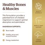 Solgar Chelated Magnesium, 250 Tablets - Supports Nerve & Muscle Function - Promotes Healthy Bones - Vital for Cellular Energy Release - Non-GMO, Vegan, Gluten Free, Dairy Free - 62 Servings