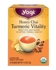Yogi Tea, Honey Chai Turmeric Vitality, 16 ct