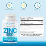 Zinc 220mg [High Potency] Supplement – Zinc Sulfate for Immune Support System 100 Tablets
