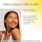 MegaFood Zinc Supplements - Vegan Immune Support Supplement With 22.5 mg High Potency Fermented Zinc - Made With Real Food - Gluten-Free, Kosher - 60 Tablets, 60 Servings