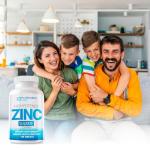 Zinc 220mg [High Potency] Supplement – Zinc Sulfate for Immune Support System 100 Tablets