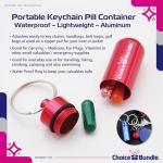 Choice Bundle Spring Valley Standardized Extract Milk Thistle Dietary Supplement Capsules 175 mg 180 Ct Plus Vitamin Guide and Pill Container (3 Items)!