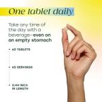 MegaFood Zinc Supplements - Vegan Immune Support Supplement With 22.5 mg High Potency Fermented Zinc - Made With Real Food - Gluten-Free, Kosher - 60 Tablets, 60 Servings