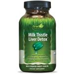 Irwin Naturals Milk Thistle Liver Detox - 60 Liquid Soft-Gels, Supports Liver Health with Dandelion, Artichoke, Turmeric & Green Beet Root - 30 Total Servings