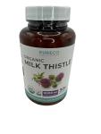PURE CO USDA Organic Milk Thistle Capsules - 80% Silymarin Supplement for Liver Support- Super Concentrated 300mg of 30:1 Milk Thistle Extract Liver Detox 120 Day Supply