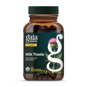 Gaia Herbs Milk Thistle Liver Support - 120 Capsules