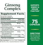 Nature's Bounty Ginseng Herbal Health Capsules - 75 Count
