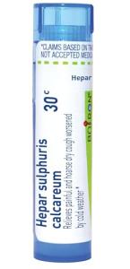 Boiron Hepar Sulphuris Calcareum 30 Pellets for Cough