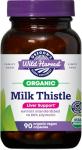 Organic Milk Thistle Herbal Supplement, 90 Capsules