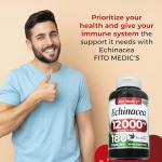 Echinacea Supplement - 180 Capsules by Fito Medic's
