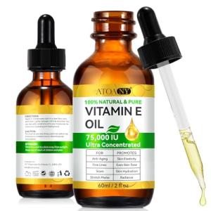 Flasture Pure Vitamin E Oil 75,000 IU 2 Fl Oz