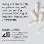 Magnesium L-Threonate Capsules for Brain Health 90ct