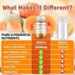 Pumpkin Seed Oil & Saw Palmetto Softgels, 3200mg