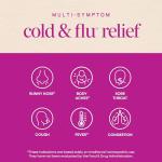 Nature’s Way Umcka Cold and Flu Relief Chewables, Non-Drowsy Multi-Symptom Relief, Homeopathic Cold Medicine and Remedy, Shortens & Reduces Severity of Colds, Orange-Flavored Tablets, 20 Count