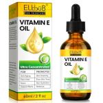 ELBBUB Premium Vitamin E Oil - Ultra Concentrated - Moisturizes, Improves Appearance of Scars & Stretch Marks, Skin Hydration - for Face, Body, Hair, and Nails