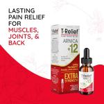 MediNatura T-Relief Extra Strength Oral Drops Arnica +12 Fast-Acting Natural Relieving Actives for Back Neck Joint Muscle Hand & Foot Aches Pains & Soreness - 1.69 oz
