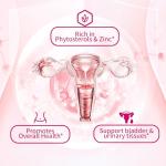 Warmbioder Saw Palmetto for Women Gummies,Organic Saw Palmetto with Pumpkin Seed Oil for Hair Growth,Urinary Health, Sugar Free, Vegan,Cranberry Extract Gummies